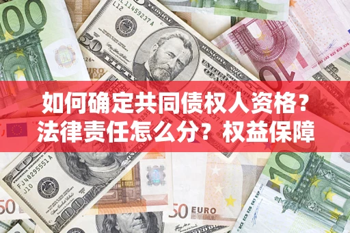 北京如何确定共同债权人资格？法律责任怎么分？权益保障技巧揭秘！