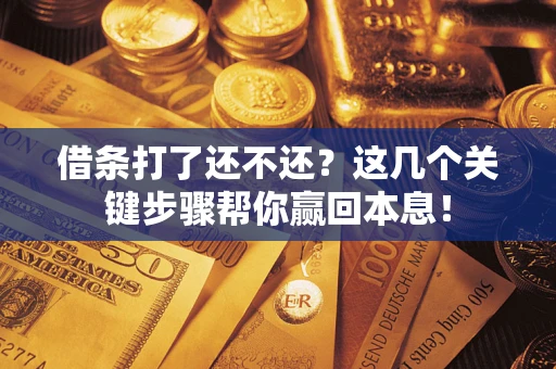 北京借条打了还不还？这几个关键步骤帮你赢回本息！