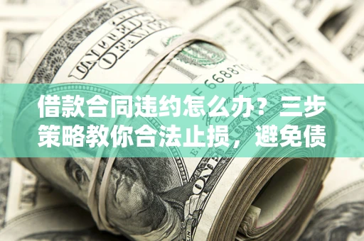 北京借款合同违约怎么办？三步策略教你合法止损，避免债务危机升级