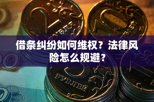 北京借条纠纷如何维权？法律风险怎么规避？